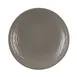 GET D10RR-MR Plate, 10" Dia. x 1-1/2"H, Round Coupe, Melamine Gray, Break/Chip, NSF Certified 1 image
