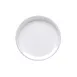 GET D1110L-W Plate, 10" Dia. x 1-1/8"H, Round Coupe, White with Black Trim, Melamine, BPA Free 1 image