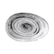GET D1172OV-BD Plate, 21 Oz., 11-1/4" x 7-1/2" x 2"H, Oval Melamine Black, Break‑Resistant 1 image
