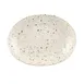 GET D1181OV-CC Plate, 31 Oz., 11" x 8‑3/8" x 1‑1/2" H, Oval Melamine, Chocolate Chip, Stain Resistant 1 image