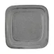 GET D11PLST-GSD Plate, 11" x 11" Square, Gray Melamine, Break/Chip Resistant, Dishwasher Safe 1 image