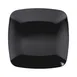 GET D11SQR-B Plate, 11-3/8" x 1"H, Square Coupe, Black Melamine, Stain & Scratch Resistant 1 image