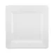 GET D11SQRR-W Elite Global Square Plate, 11" x 3/4" White Melamine Pebble, Dishwasher Safe, BPA Free 1 image