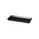 GET D126RC-B Elite Global Solutions Platter, 12"L x 5-1/2"W x 3/4"H, Rectangular, Melamine, Black 1 image