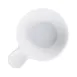 GET D42RR-W White 10 oz. Melamine Bowl, 4-1/2" Dia. x 2-1/2" H, BPA‑Free, Dishwasher Safe 1 image