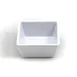 GET D4SQ-W Ramekin, 4 Oz, 3" x 3" x 1-1/4", Square, White Melamine, Break/Chip/Stain-Resistant 1 image