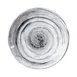 GET D61R-BD Plate, 6-1/8" Dia. x 1"H, Round Melamine, Black, Break/Chip/Stain/Scratch Resistant 1 image