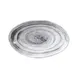 GET D751OV-BD Plate, 9 Oz., Oval, 7-3/4" x 5-5/8" x 1-3/8", Melamine, Black, Break‑Resistant 1 image