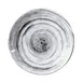 GET D8125R-BD Black Melamine Plate, 8-1/2" Dia. x 1-1/4" H, Van Gogh Design, Break‑Resistant 1 image