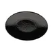 GET D812RR-B Elite Global Solutions Platter, 12-3/4"L x 8-3/4"W x 1"H, Oval, Melamine, Black 1 image
