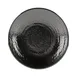 GET D814RR-B Elite Global Solutions Plate, 8-1/4" Dia. x 1"H, Round, Coupe, Melamine, Black, Pebble Textured 1 image