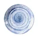 GET D9138R-ND Melamine Plate, 9-1/2" Dia., 1-1/4" H, Navy Van Gogh, Break/Chip/Stain Resistant 1 image