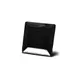 GET D99SQ-B Black Square Melamine Plate, 9" x 1", Coupe, Break-Chip-Stain-Resistant, BPA-Free 1 image