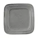 GET D9PLST-GSD Gray 9"x9"x1-1/4" Square Melamine Plate, Dishwasher Safe, BPA Free, Stain‑Resistant 1 image