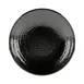 GET D9RR-B Elite Global Solutions Plate, 9" Dia. x 1"H, Round, Coupe, Melamine, Black 1 image