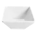GET DB3SQ-W Elite Global Solutions Bowl, 3 Oz, 3" x 3" x 1-1/2", Square, Melamine, White 1 image