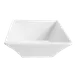 GET DB5SQ-W Square Melamine Bowl, 5" x 5" x 2", 11 oz, White, BPA‑Free, Dishwasher Safe 1 image