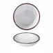 GET DB8225M-W 32oz White Melamine Bowl, 8" Dia × 2-1/4" H, Crackled Texture, Dishwasher Safe 1 image