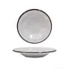 GET DB878M-W Elite Global Pasta/Soup Bowl, 9" Dia, 12-15 oz, White Melamine, Crackled Texture 1 image