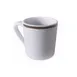 GET DC-W-M Global Mug - 10 oz, 3-1/8" Dia × 3-1/4" H, White Melamine, BPA Free, Dishwasher Safe 1 image