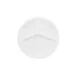 GET DC103-W 10" Round 3-Compartment Melamine Serving Plate, 1" H, White, BPA‑Free, Dishwasher Safe 1 image