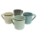 GET DC14-G-M Elite Global 14oz Melamine Mug, 3-5/8" Dia x 3-3/4" H, Gray Cal, Dishwasher Safe 1 image