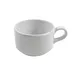 GET DC325-W - 8 Oz. White Melamine Coffee Cup, 3-1/2" Dia. x 2-1/4" H, Break & Scratch Resistant 1 image