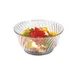GET DD-80-CL Dessert Dish, 10 Oz., 4-3/4" Dia. X 2-1/4" H, Break-Resistant SAN Clear - 1 Dozen 1 image