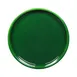 GET DG71R-GRG Elite Global Green Melamine Round Plate 7" Dia. 7/8" H., BPA Free, Dishwasher Safe 1 image