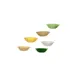 GET DN-350-T Supermel Fruit Bowl, 5 Oz, 4-3/4" Dia. x 1-1/4" H, Melamine Tan - 1 Dozen 1 image