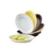 GET DN-365-T Supermel Side Dish, 5 Oz, 6" x 4-1/2" x 1", Tan, Melamine, Break-Resistant - 1 Dozen 1 image