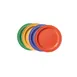 GET DP-910-MIX Dinner Plate, 10" Diameter Narrow Rim, Melamine, NSF, Color Mix (Y/O/B/G) - Dozen 1 image