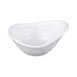 GET DS45-W Elite Solutions Sauce Dish, 4 Oz, 4.5"L x 3.5"W x 2.25"H Oblong Swirl White Melamine 1 image