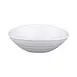 GET DS5-W Elite Global Solutions Bowl, 6 Oz, 5"L x 4"W x 1-1/2"H Oblong Swirl, Melamine White 1 image