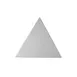 GET DT200BB Bugambilia Buffet Disc, 4-1/2" x 4-1/2", Xx-Small, Triangular, Cast Aluminum, Black Tray 1 image