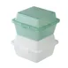 GET EC-08-1-BK Food Container, 5"x5"x3-1/4", Black Polypropylene, Leak‑Resistant Snap Stackable, 1 Dozen 1 image