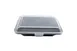 GET EC-11-2X-BK/CL Container, 9" x 6.5" x 2.75" Black Polypropylene Leak-Resistant Snap - Dozen 1 image