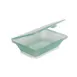 GET EC-18-JA Food Container, 9"L x 6-1/2"W x 2"H, Jade PP, Flat Top, Leak‑Resistant - 1 Dozen 1 image
