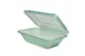 GET EC-19-JA Food Container, 750ml, 8"L x 5-1/2"W x 2-3/4"H, Green Polypropylene, 1 Dozen 1 image