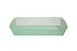 GET EC-22-JA Food Tray, 10" x 6" Jade Polypropylene, Leak‑Resistant Snap Closure, Reusable - 1 Dozen 1 image