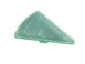 GET EC-25-1-JA Reusable Pizza Container, 10-1/2" L x 8-1/4" W, Closure, Polypropylene, Teal - Dozen 1 image