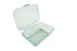 GET EC-32-1-JA Clear 22oz Hinged Container Lid, 7.00" x 6.33" x 1.94", 650ml Plastic, 1 Dozen 1 image