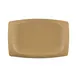 GET ECO1258-PB Platter, 12.5" x 8.25" x 0.875"H, Brown Melamine Bamboo, Break/Chip Resistant 1 image