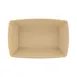 GET ECO6552-PB 18oz Brown Bowl, 6-1/2" L x 5-1/4" W x 2" H, 50% Melamine/50% Bamboo, Dishwasher Safe 1 image
