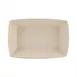 GET ECO6552-PP 18oz White Melamine/Bamboo Bowl, 6-1/2" L x 5-1/4" W x 2" H, BPA Free 1 image