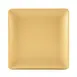 GET ECO66SQ-RT – Tan 6" x 5/8" H Square Melamine Plate, Rolled Edge, BPA‑Free, Dishwasher Safe 1 image