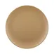 GET ECO99R-PB 9" Round Brown Plate, 3/4" H, 50% Melamine/50% Bamboo, Dishwasher Safe - 1/Bag 1 image