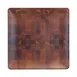 GET ECO99SQ-CK Square Plate, 9"L x 9"W x 3/4"H, Melamine, Natural Checkered Wood, Durable 1 image