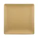 GET ECO99SQ-RT Reusable Tan 9" Square Melamine/Bamboo Plate, Rolled Edge, BPA‑Free, Dishwasher Safe 1 image