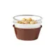 GET ER-045-CL Clear SAN Plastic Ramekin, 4 Oz., 4-1/4" Dia. X 1-1/2" Deep, Break-Resistant - 1 Dozen 1 image